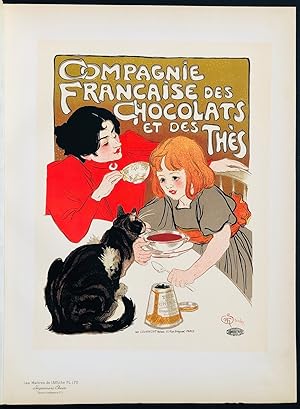 Bild des Verkufers fr Compagnie Francaise des Chocolats et des Thes" (Plate 170) - chocolat chocolate Schokolade Kakao cocoa poster Plakat Art Nouveau Jugendstil zum Verkauf von Antiquariat Steffen Vlkel GmbH