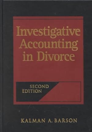 Seller image for Investigative Accounting in Divorce for sale by GreatBookPrices