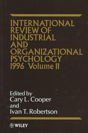 Seller image for International Review of Industrial and Organizational Psychology 1996 for sale by GreatBookPrices