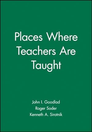 Bild des Verkufers fr Places Where Teachers Are Taught zum Verkauf von GreatBookPrices