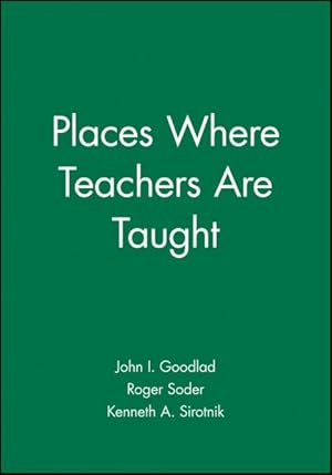 Imagen del vendedor de Places Where Teachers Are Taught a la venta por GreatBookPricesUK