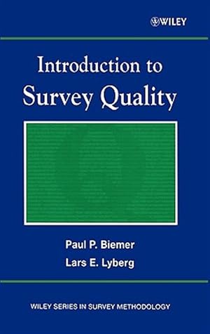 Immagine del venditore per Introduction to Survey Quality venduto da GreatBookPricesUK