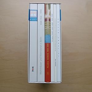 Wohnen in Berlin. Ausstellung 100 Jahre Wohnungsbau in Berlin. 6 Bände im Schuber.