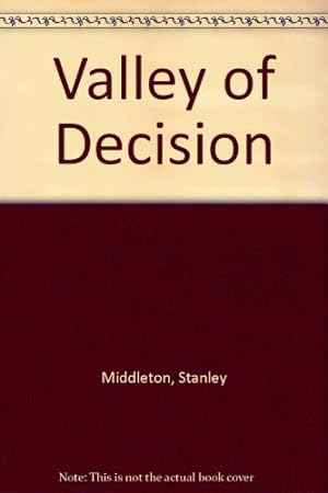 Immagine del venditore per Valley of Decision venduto da WeBuyBooks