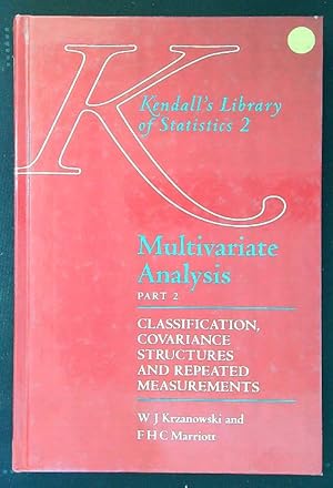 Bild des Verkufers fr Multivariate Analysis Part 2 zum Verkauf von Librodifaccia