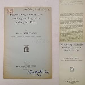 Zur Psychologie und Psychopathologie der Legendenbildung im Felde, von Prof. Dr. Erwin Stansky(Wi...