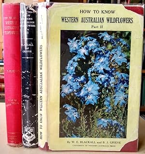 Image du vendeur pour How to Know Western Australian Wildflowers. Volumes I, II & III - a key to the flora of the temperate regions mis en vente par Mike Park Ltd