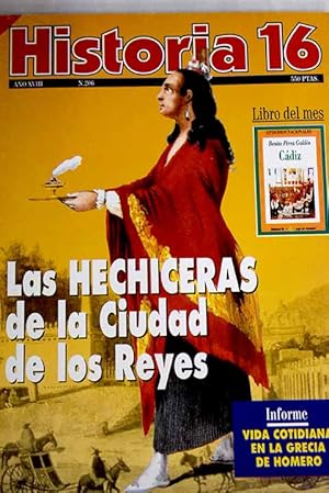 Image du vendeur pour Historia 16, Ao 1993, n 206:: Rusia, entre el autoritarismo y la disgregacin; Las hechiceras de la Ciudad de los Reyes; La creacin de la Santa Hermandad: la seguridad en Castilla durante el reinado de los Reyes Catlicos; La vida en los palacios homricos; La religin homrica; La Odisea y los inicios de la colonizacin griega; Un ballo in maschera: el asesinato de Gustavo III de Suecia mis en vente par Alcan Libros