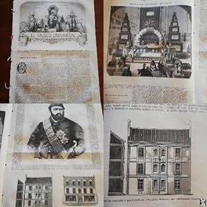 EL MUSEO UNIVERSAL: 1867 Año XI, Nº31; Gruta de la sal de prusia, Abdul Aziz ,Casa Napoleón y obr...