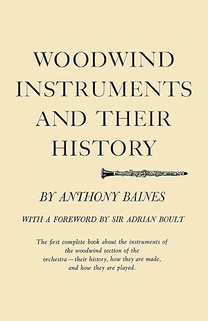 Imagen del vendedor de Woodwind Instruments and Their History a la venta por moluna