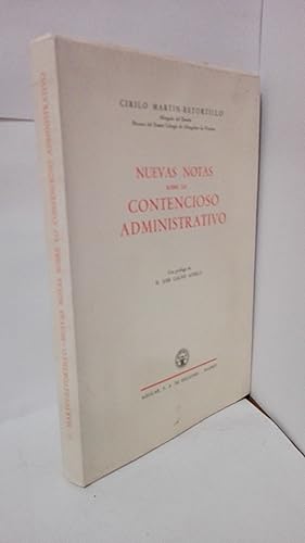 Imagen del vendedor de NUEVAS NOTAS SOBRE LO CONTENCIOSO ADMINISTRATIVO a la venta por LIBRERIA  SANZ