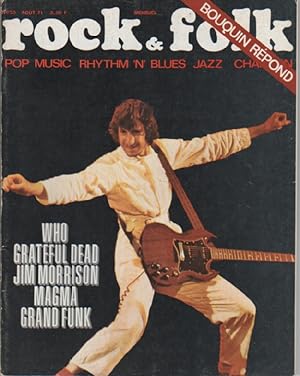 "ROCK & FOLK n°55 août 1971" Pete TOWNSHEND (WHO) Photo Jean-Pierre LELOIR