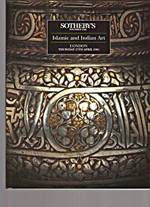 Islamic art and Indian, Himalayan and South-East Asian art : [auction], London, Sotheby's, Thursd...