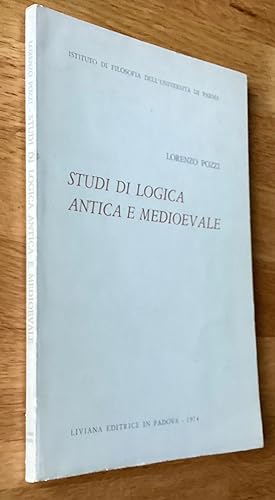Immagine del venditore per Studi di logica antica e medioevale venduto da Les Livres du Pont-Neuf