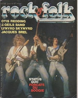 "ROCK & FOLK n°132 janvier 1978" STATUS QUO (Photo Robert ELLIS)