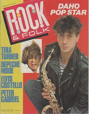 "ROCK & FOLK n°230 mai 1986" Etienne DAHO (Photo Jean-Louis SARRANS) + Tina TURNER