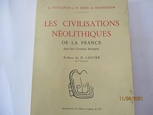 Les civilisations néolithiques de la france dans leur contexte européen