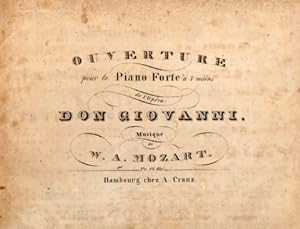 Ouverture pour le piano forte à 4 mains de l`opéra: Don Giovanni