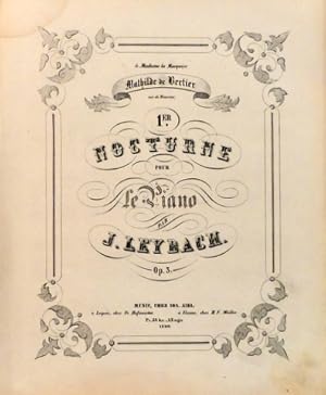 Seller image for [Op. 3, Nr. 1] Ier nocturne pour piano. Op: 3 for sale by Paul van Kuik Antiquarian Music