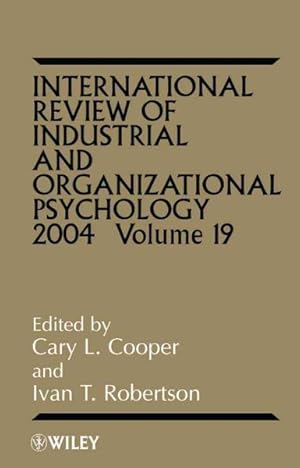 Seller image for International Review of Industrial and Organizational Psychology, 2004 for sale by GreatBookPrices