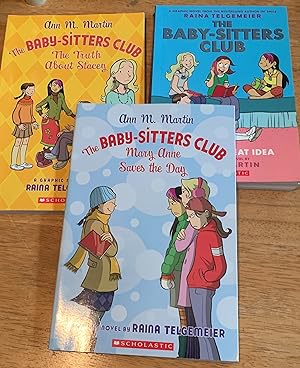 The Baby-Sitters Club (Three Volumes all inscribed by illustrator Raina Telgemeier)
