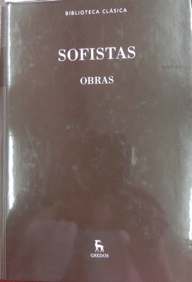 Imagen del vendedor de Obras-SOFISTAS. Biblioteca Gredos 2015 a la venta por Libreria Sanchez