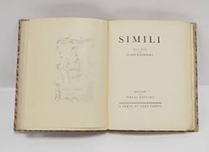 Simili. Trois actes llustrés de sept gravures originales de Pierre Bonnard. (Author's own copy wi...