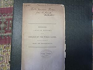 Second Annual Report Of The Geology Of The Public Lands, Belonging To The States Of Maine And Mas...