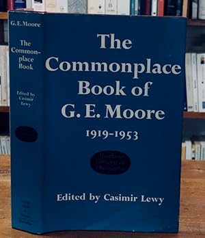 Bild des Verkufers fr The Commonplace Book of G.E. Moore 1919-1953 zum Verkauf von Benjamin Books