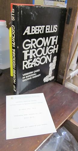 Immagine del venditore per Growth Through Reason: Verbatim Cases in Rational-Emotive Therapy venduto da Atlantic Bookshop