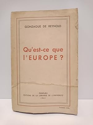 Bild des Verkufers fr Qu'est-ce que l'Europe. I, Les origines: La rponse gographique; La rponse mytologique; La rponse des navigateurs grecs; La rponse des conqurants romains; La rponse mditerranenne zum Verkauf von Librera Miguel Miranda