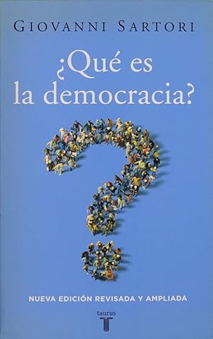 Imagen del vendedor de Qu es la democracia? a la venta por Librera Alonso Quijano