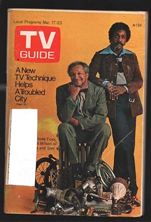 Immagine del venditore per TV Guide 3/17/1973-Sanford & Son-Redd Foxx-Demond Wilson photo cover-NY Metro edition-VG venduto da DTA Collectibles