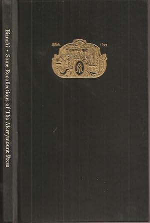 Immagine del venditore per SOME RECOLLECTIONS OF THE MERRYMOUNT PRESS. venduto da Chanticleer Books, ABAA