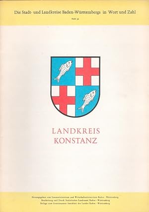 Landkreis Konstanz - Die Stadt- und Landkreise Baden-Württembergs in Wort und Zahl Heft 36