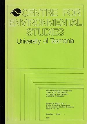 Immagine del venditore per OCEANOGRAPHIC FEATURES THAT MAY INFLUENCE CETACEAN STRANDINGS AROUND TASMANIA venduto da Jean-Louis Boglio Maritime Books