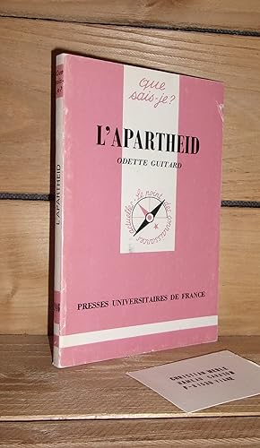 Seller image for L'APARTHEID for sale by Planet's books