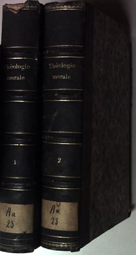 Bild des Verkufers fr Theologie morale a l'usage des cures et des confesseurs (2 tomes cpl./ 2 Bnde KOMPLETT) - Tome I: Trait des actes humains, de la conscience, des lois, des pchs, des vertus et du dcalogue/ Tome II: Les traits des sacraments en gnral, du baptme, de la confirmation, de l'eucharistie, de la pnitence, de l'extrme-onction, de l'ordre, du mariage, des indulgences, des censures et des irrgularits. zum Verkauf von books4less (Versandantiquariat Petra Gros GmbH & Co. KG)