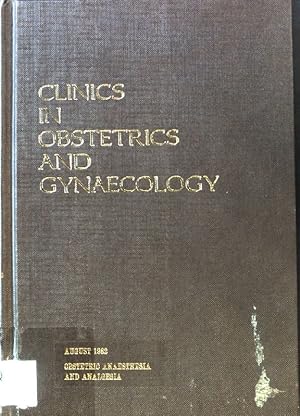 Imagen del vendedor de Obstetric Anaesthesia and Analgesia: Safer Practice; Clilnics in Obstetrics and Gynaecology; Vol. 9; Number 2; a la venta por books4less (Versandantiquariat Petra Gros GmbH & Co. KG)