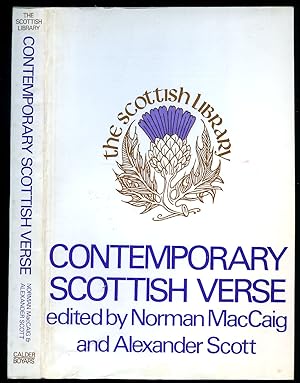 Imagen del vendedor de Contemporary Scottish Verse 1959-1969 a la venta por Little Stour Books PBFA Member