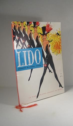 Lido. Champs-Élysées. Paris. Le plus célèbre cabaret du monde. 1962. Programme