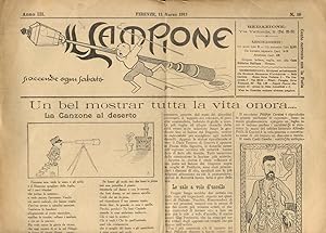LAMPIONE (IL). Si accende ogni sabato. Anno III. N. 10. Firenze, 11 marzo 1911.