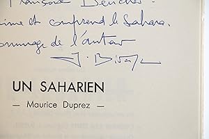 Maurice Duprez. Un Saharien