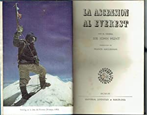 Imagen del vendedor de La ascensin del Everest. John Hunt. a la venta por Grupo Letras