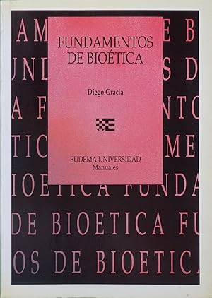 Seller image for Fundamentos de biotica for sale by Librera Alonso Quijano