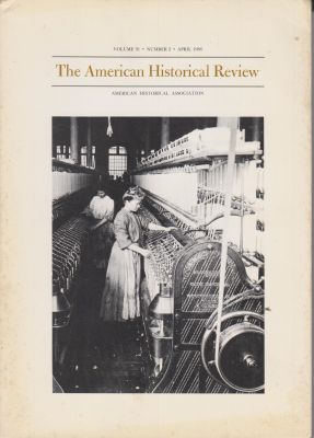 Bild des Verkufers fr The American Historical Review, Volume 91, Number 2, April 1986 zum Verkauf von Robinson Street Books, IOBA