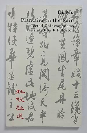 Seller image for Plantains in the Rain: Selected Chinese Poems of Du Mu for sale by tinyBook