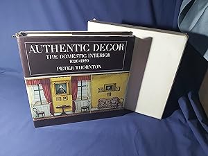 Image du vendeur pour Authentic Decor,The Domestic Interior 1620-1920(Hardback,w/dust jacket,w/Slip-Case,1984) mis en vente par Codex Books