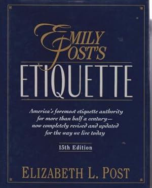 Bild des Verkufers fr Emily Post's Etiquette zum Verkauf von Robinson Street Books, IOBA