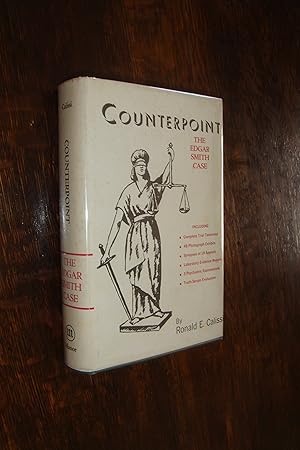 Immagine del venditore per Counterpoint (signed first printing) The infamous Edgar Smith Case vs. New Jersey venduto da Medium Rare Books